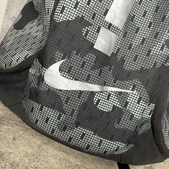Nike Hoops Elite Pro Basketball Backpack Black Gray Camo - Picture 2 of 12